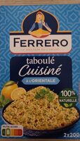 Taboulé cuisiné à l'orientale