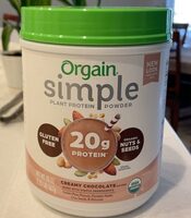 Orgain Simple Plant Protein Powder