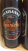 Bière artisanale blanche avec une note d'abricot