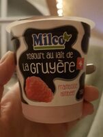 Yogourt au lait de la Gruyère - Framboise