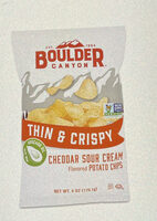 Thin & Crispy Cheddar Sour Cream Flavored Potato Chips
