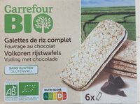 Galletes de riz complet au chocolat