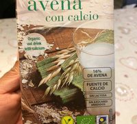 Bebida ecologica de avena con calcio