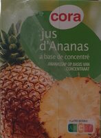 Jus d'ananas à base de concentré