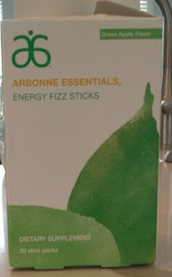 Energy Fizz Sticks Green Apple Flavor by Arbonne Essentials