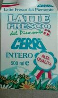Latte fresco del Piemonte