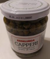 Capperi aromatizzati con aceto di vino