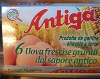 Antiga 6 uova fresche grandi Cat A