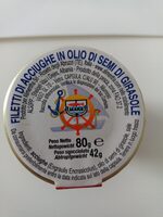 Filetti di acciughe in olio di semi di girasole