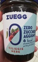 Zuegg zero zuccheri aggiunti ciliegie nere