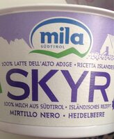 Skyr ai mirtilli