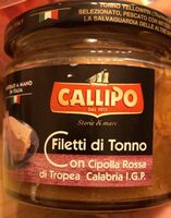 Filetti di tonno con cipolla di tropea Calabria I.G.P.