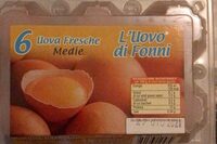 Uova fresche medie