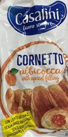 Croissants Casalini With Apricot Jam Filled,