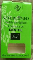 Pastille de réglisse à l'essence de menthe