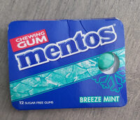 Mentos Gum Blister Breeze Breeze Mint
