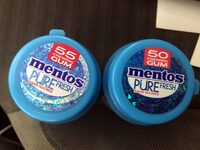 Chewing Gum mentos pure fresh sans sucre