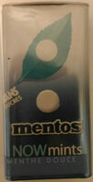 Mentos now mints menthe douce sans sucres
