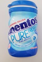 Chewing gum mentos pure fresh