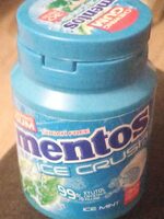 Mentos Gum Bottle Ice Crush Ice Mint X6
