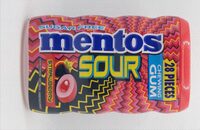 MENTOS Gum Sour Strawberry