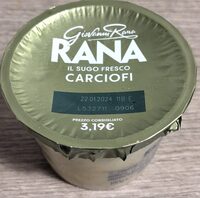 Sugo fresco carciofi