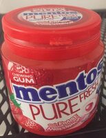 MENTOS PURE FRESH aardbei 50st