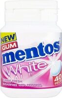 Gum White Sugar Free Bubble Fresh Bottle