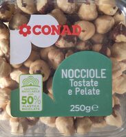 Nocciole tostate e pelate