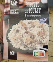 Risotto au poulet et aux champignons