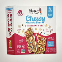 Chewy Granola Bars Birthday Cake