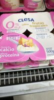 Yogurt clesa sabor tropical 0% M. G.
