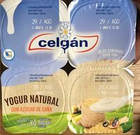 Yogurt natural con azúcar de caña