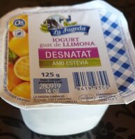 Yogur desnatado de limón con stevia
