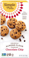 Chocolate Chip Crunchy Almond Flour Cookies
