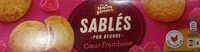 Sablés cœur framboise