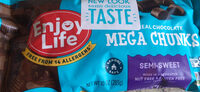 Real Chocolate Mega Chunks, Semi-Sweet