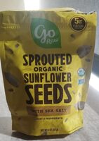Sprouted organic sunflower seeds with sea salt