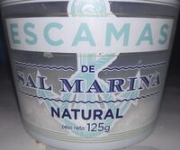 Escamas de sal marina