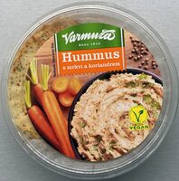 Hummus s mrkví a koriandrem