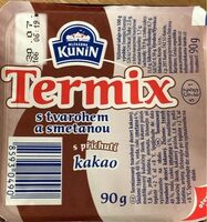 Termix s tvarohem a smetanou s příchutí kakao
