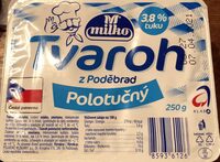 Tvaroh z Poděbrad polotučný