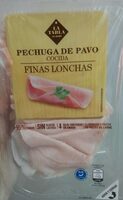 Pechuga de pavo cocida finas lonchas