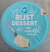Rijstdessert met vanillesmaak