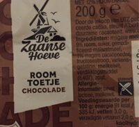 Room toetje chocolade