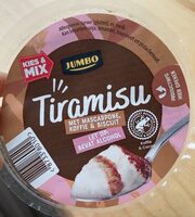 Tiramisu met mascarpone, koffie & biscuit