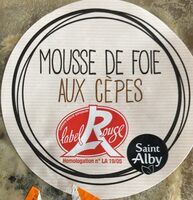 Mousse de foie aux cèpes