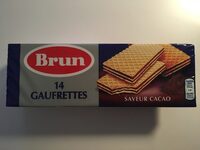 Gaufrettes saveur cacao