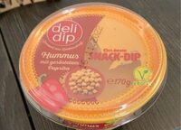Hummus mit geröstetem Paprika