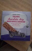 Organic Chocolate Chip Baked Whole Grain Bar